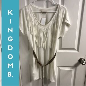 Kingdom B. - Fringed Tunic with Belt